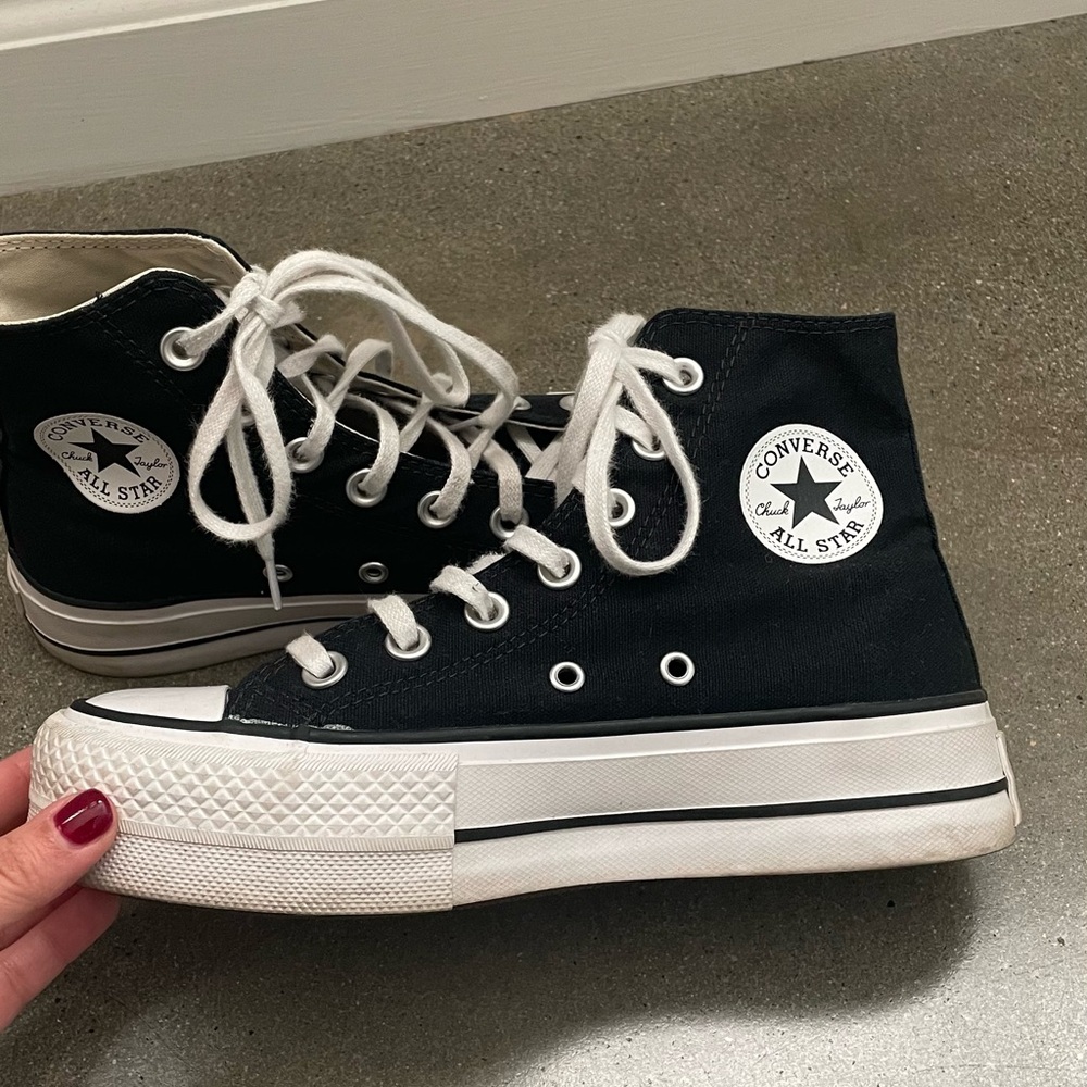 Chuck Taylor Converse platform shoes